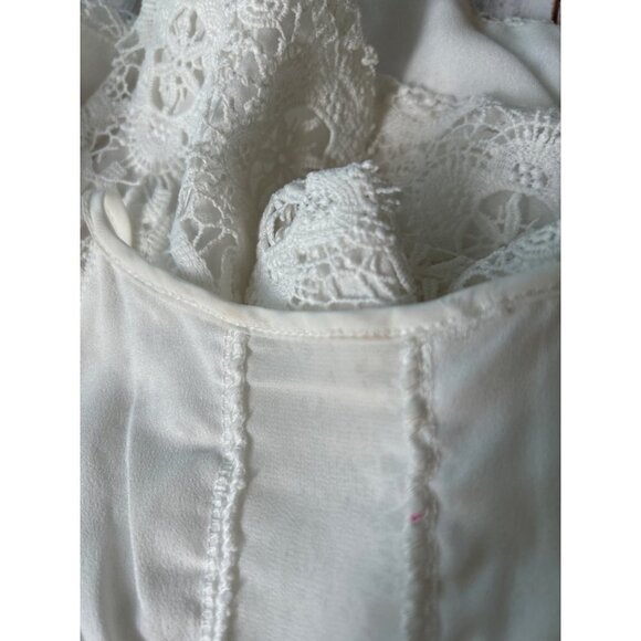 Lovers + Friends White Lace Mini Dress Size Small - Picture 11 of 11